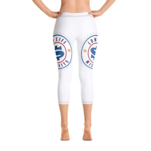 Low Life & Misfit Capri Leggings Sky Blue