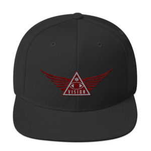 Red Vision Snapback Hat